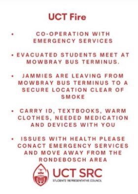 UCT SRC Fire Communication
