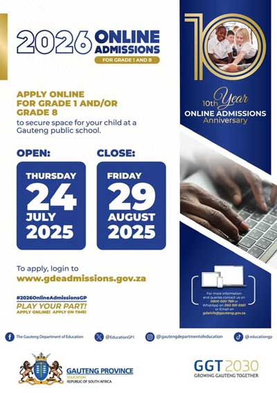 Gauteng School Admissions