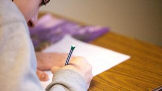 Writing on paper