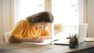 university student registering for the academic year