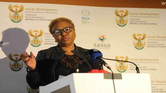  Minister Zulu sharing how the SRD grant was started