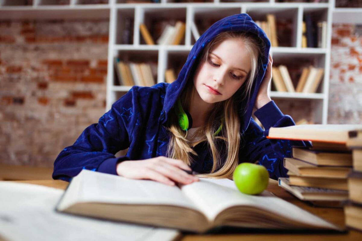 Student making study mistakes