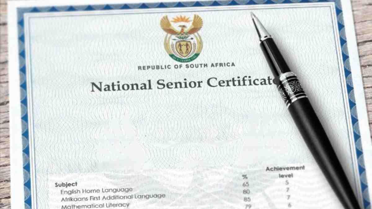 Matric Certificate