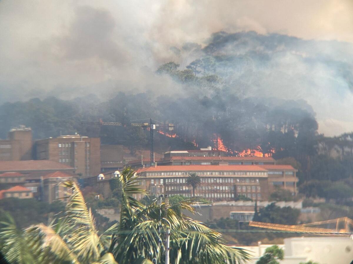 Fire UCT Upper Campus