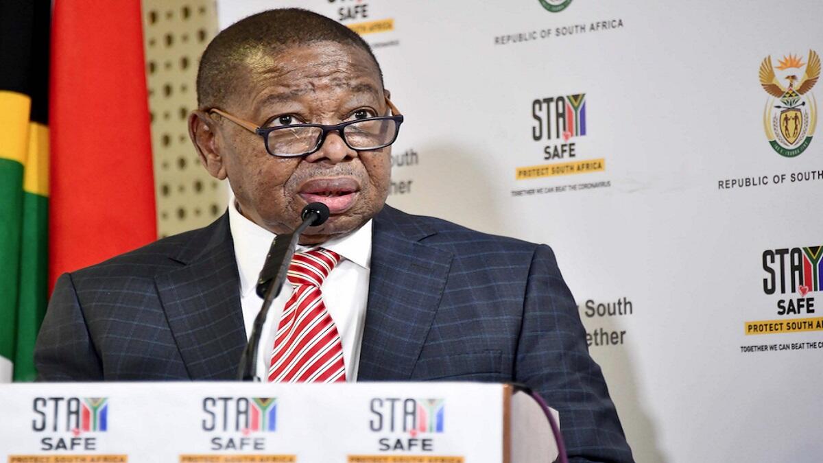 Higher Education minister Blade Nzimande