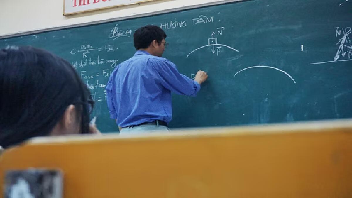Vacant classroom