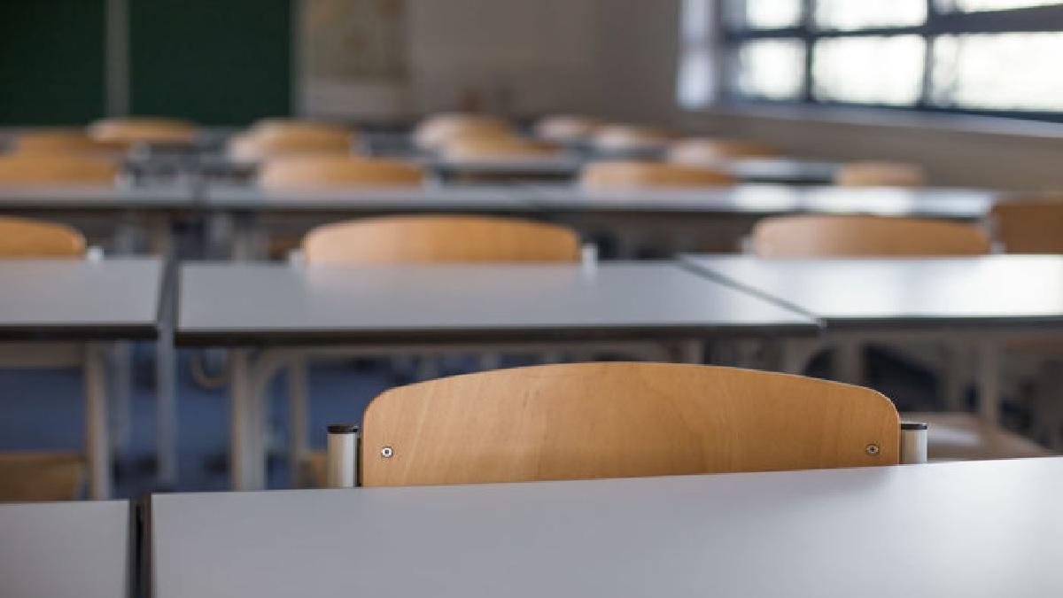 Vacant classroom at a school in Gauteng 