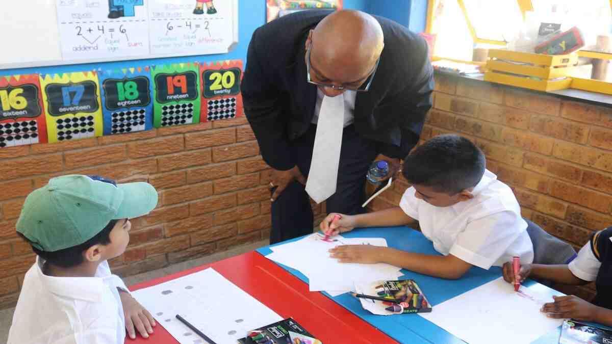 a primary school where many students will end up dropping out