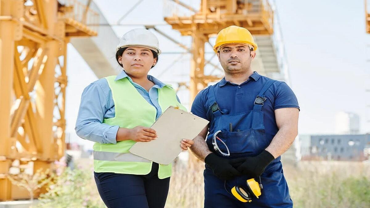 Unisa civil engineers working on a project