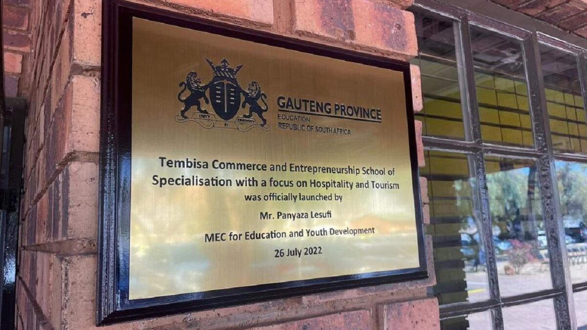 Gauteng Education launches a skill-based school in Tembisa
