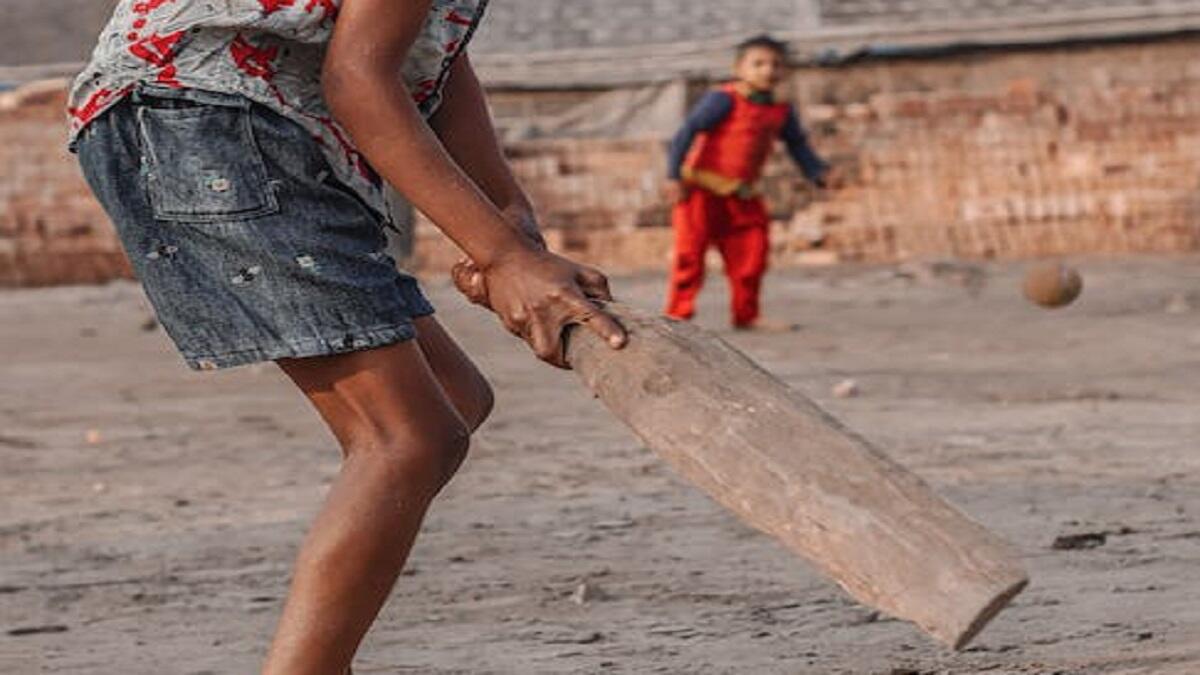 learners play cricket without sporting facility