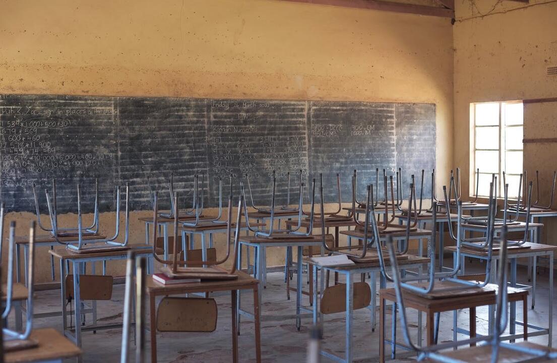 Classrooms left empty after school is shutdown