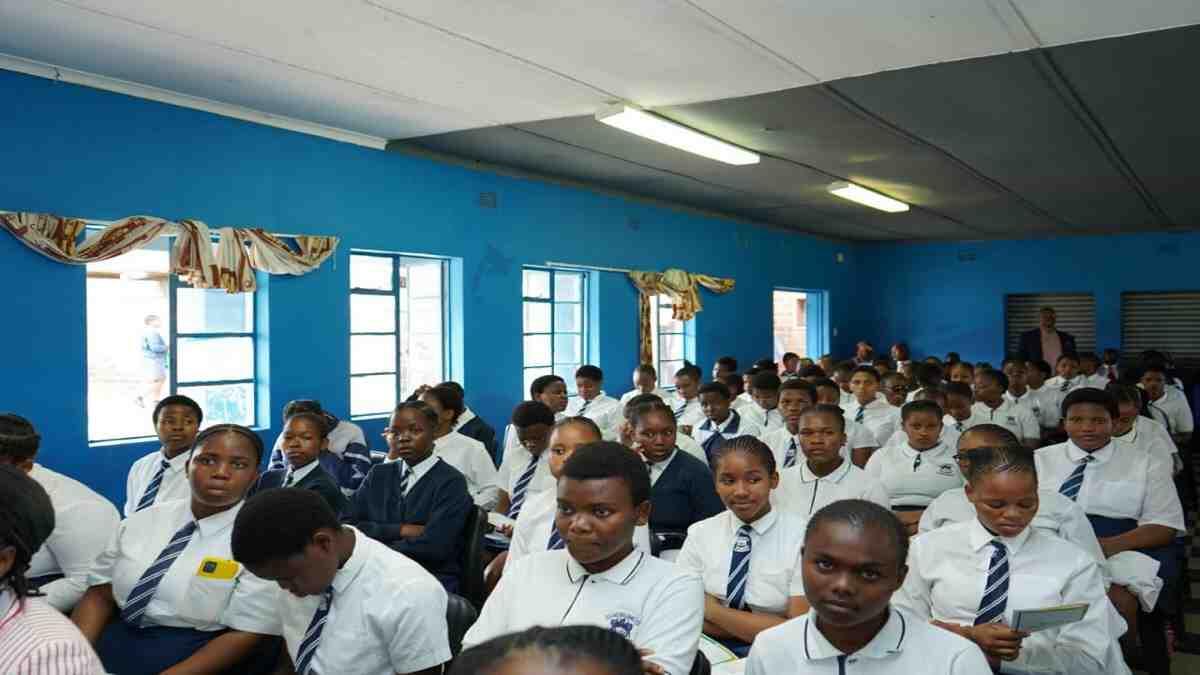 matric learners prepare for their final exams