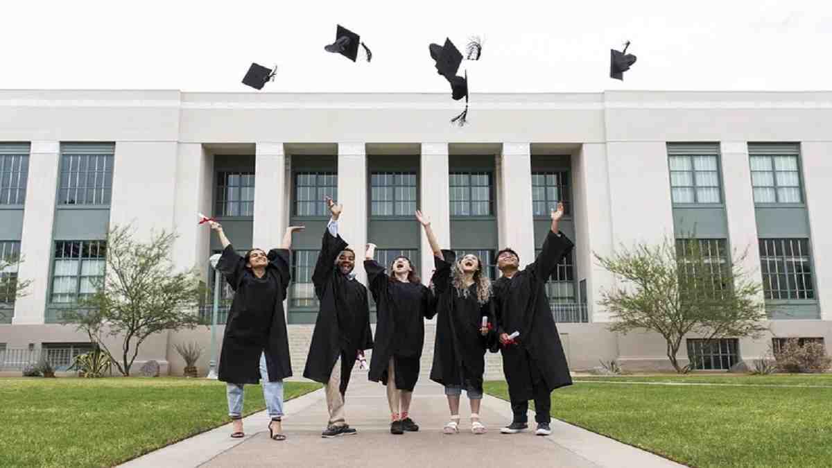 graduates celebrate receiving their TVET College certificates