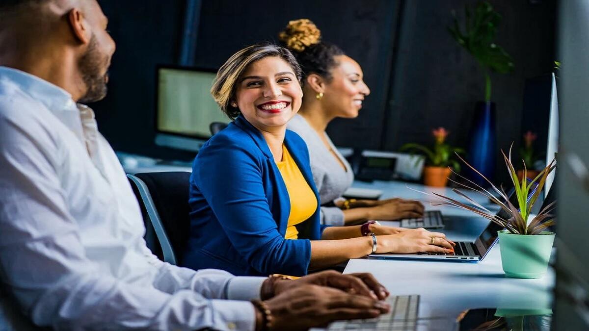 Business executives in a meeting