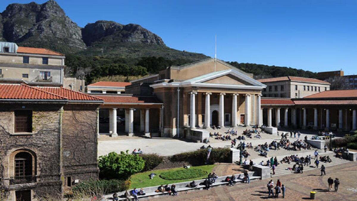 UCT Upper campus where students have returned to on-campus classes