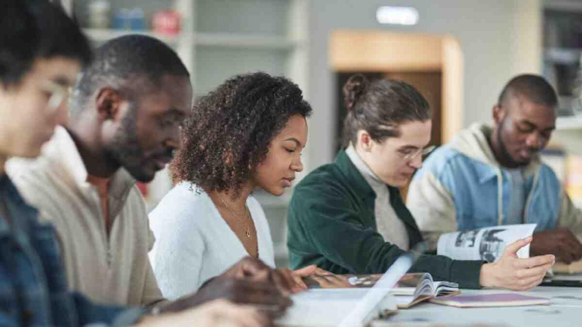 Milpark Education students working in a group
