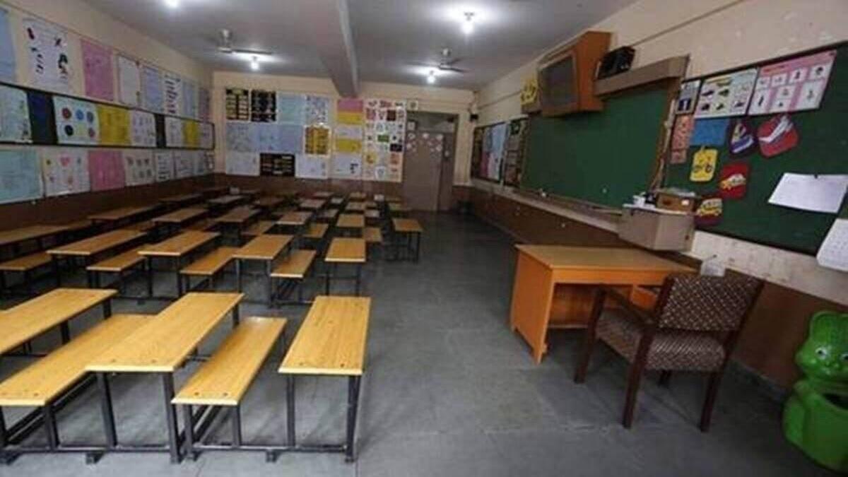 An empty classroom