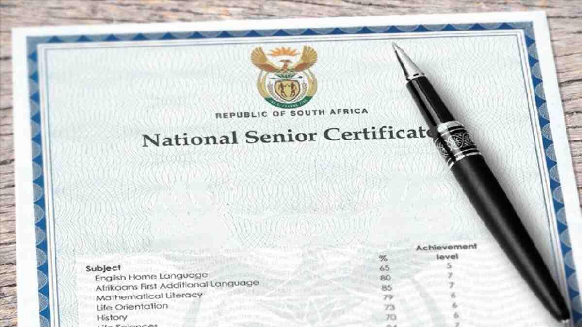 Matric Certificate