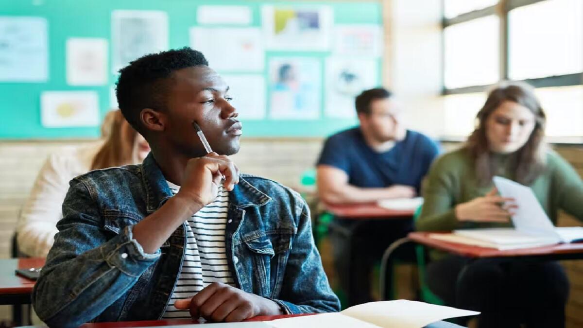 Students in classroom