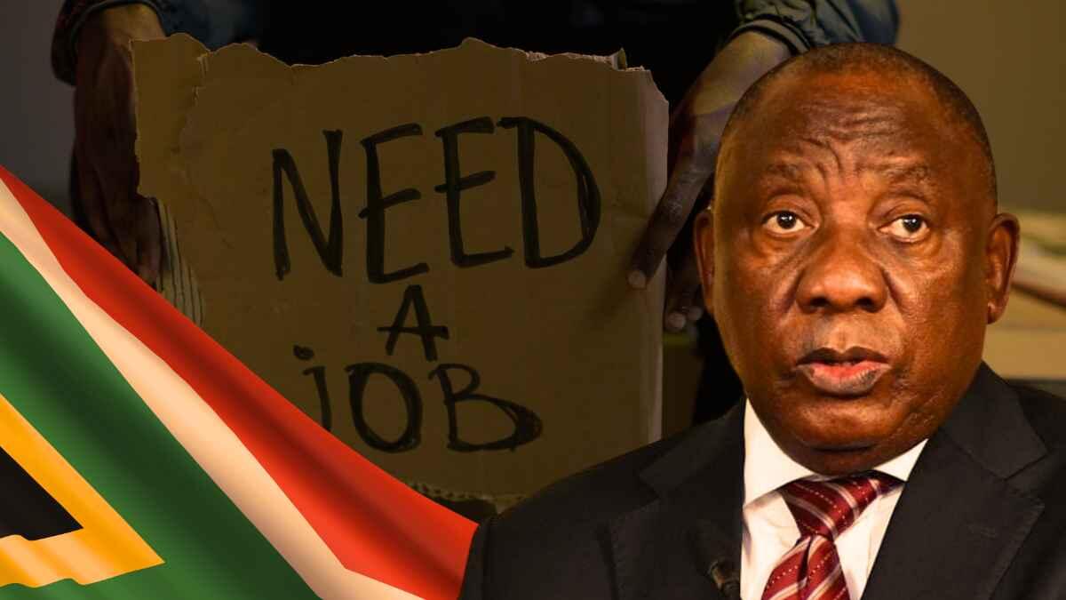 President Ramaphosa talking about jobs during SONA 2024 
