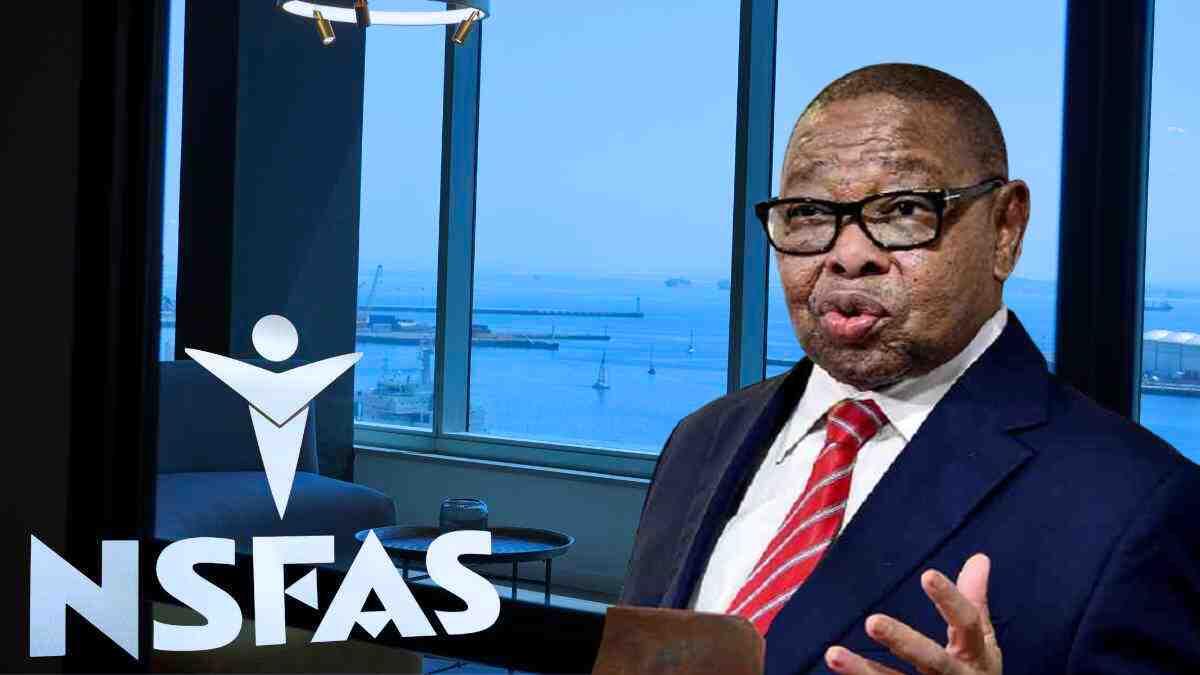 Minister Nzimande talking about NSFAS allowance