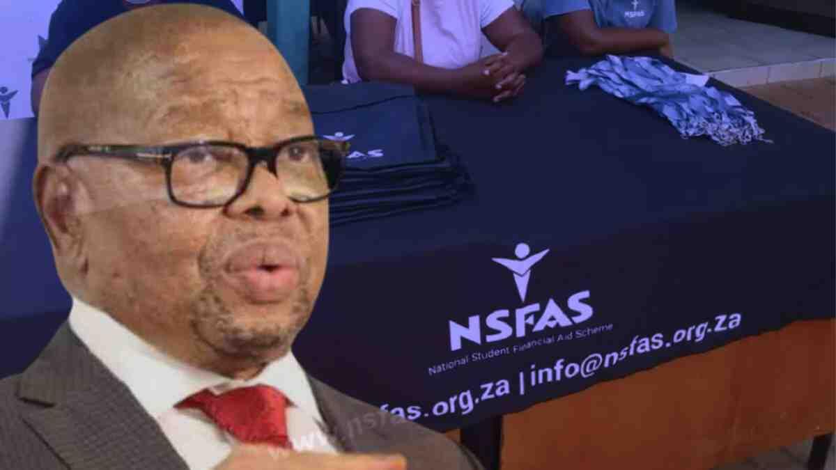 Minister Nzimande Talking About NSFAS 