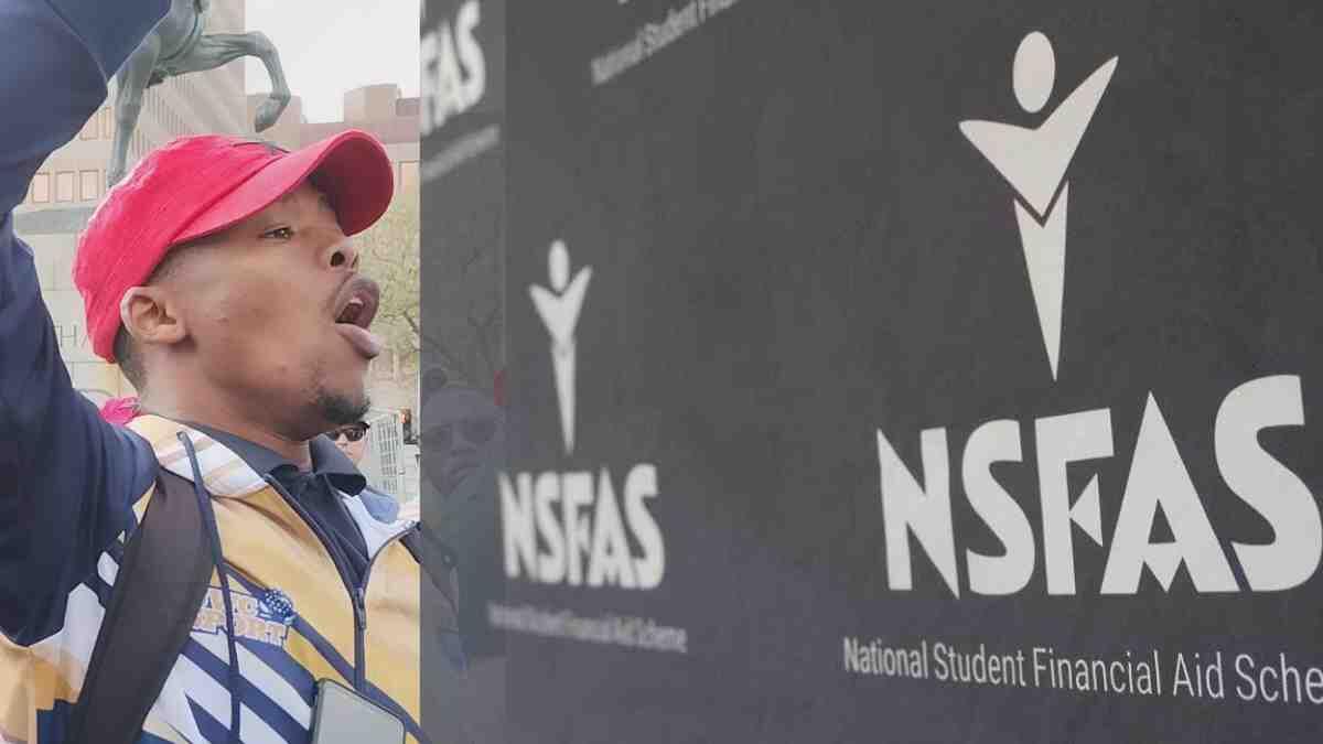 NSFAS protest 