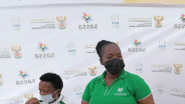 Person collecting Sassa grants 