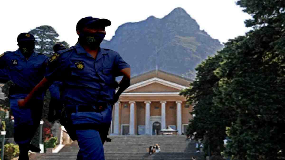 Police responding to protest at UCT 