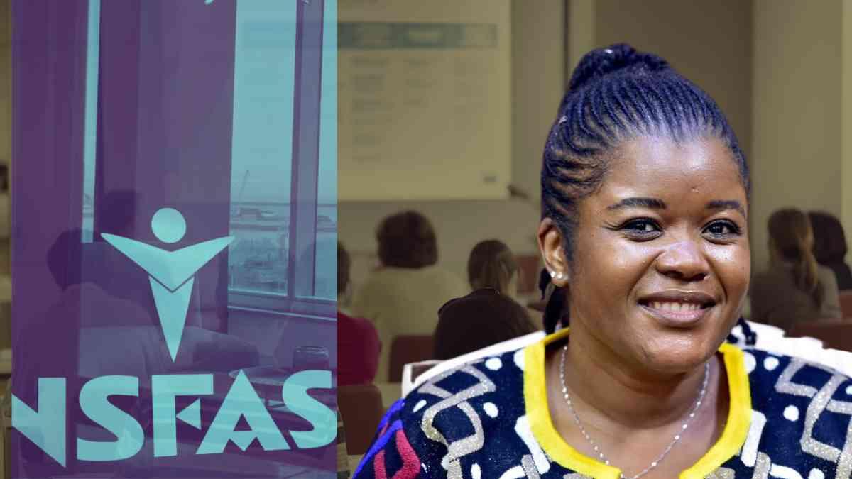 Minister talking about NSFAS