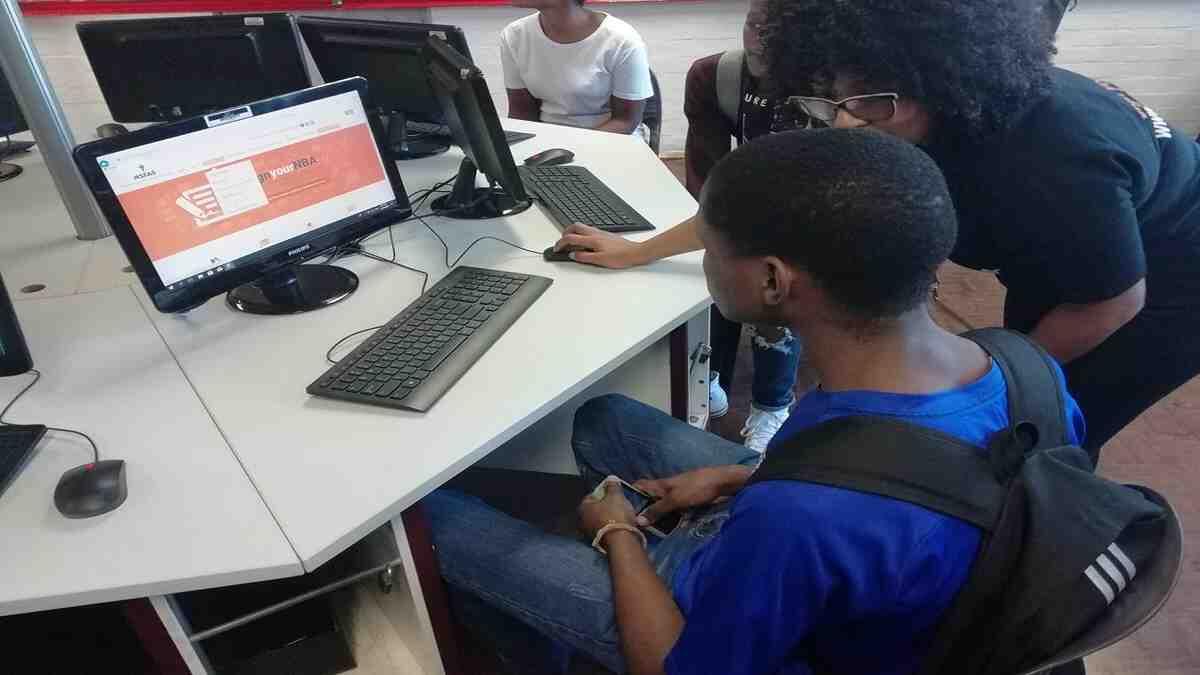 Student submitting NSFAS appeal