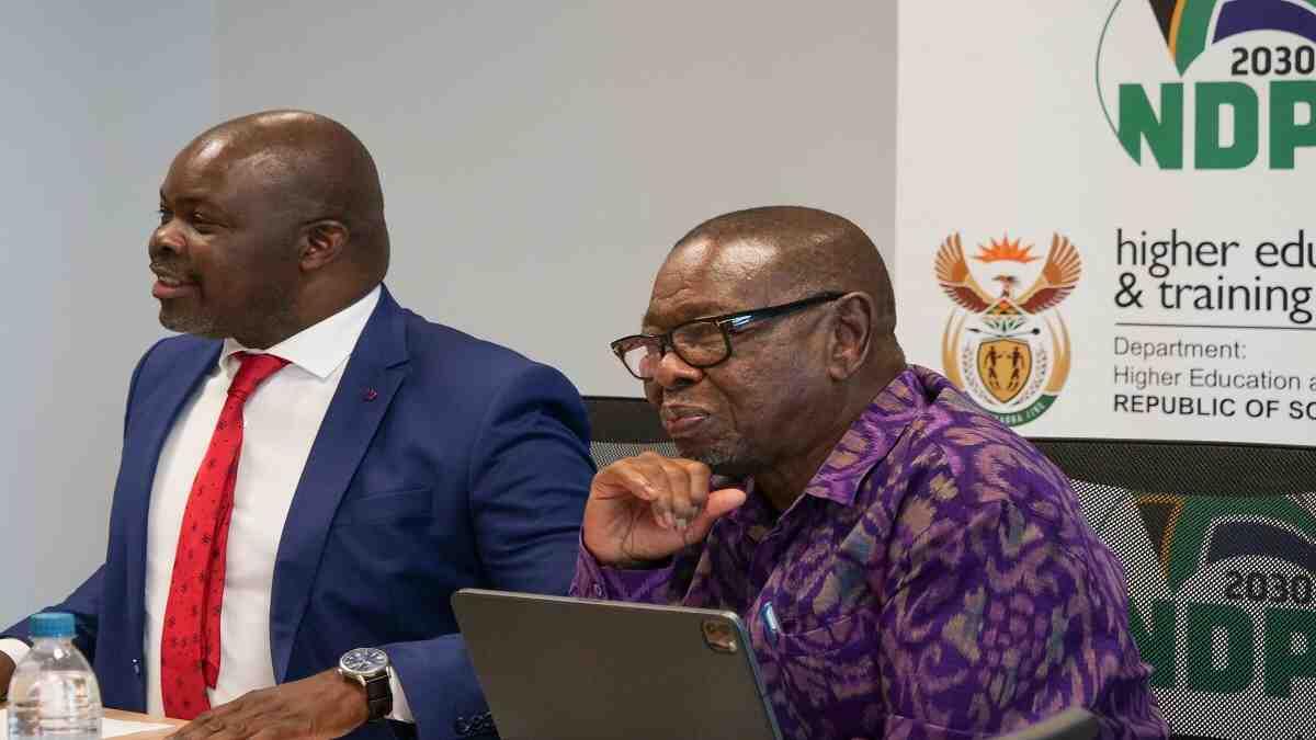 Minister Nzimande And NSFAS Chairperson