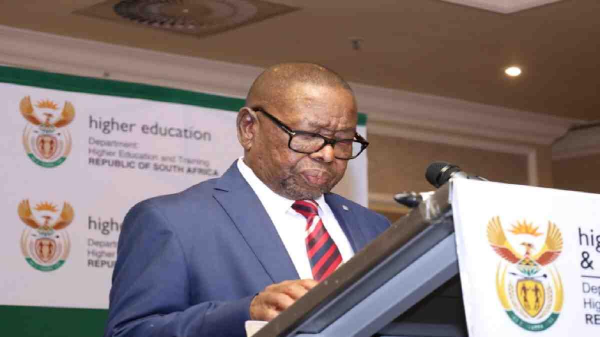 higher education minister blade nzimande