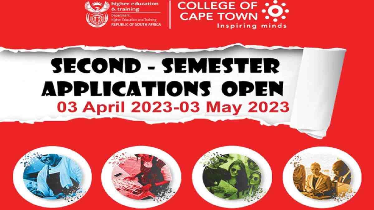 Semester 2 Applications Officially Open At College Of Cape Town