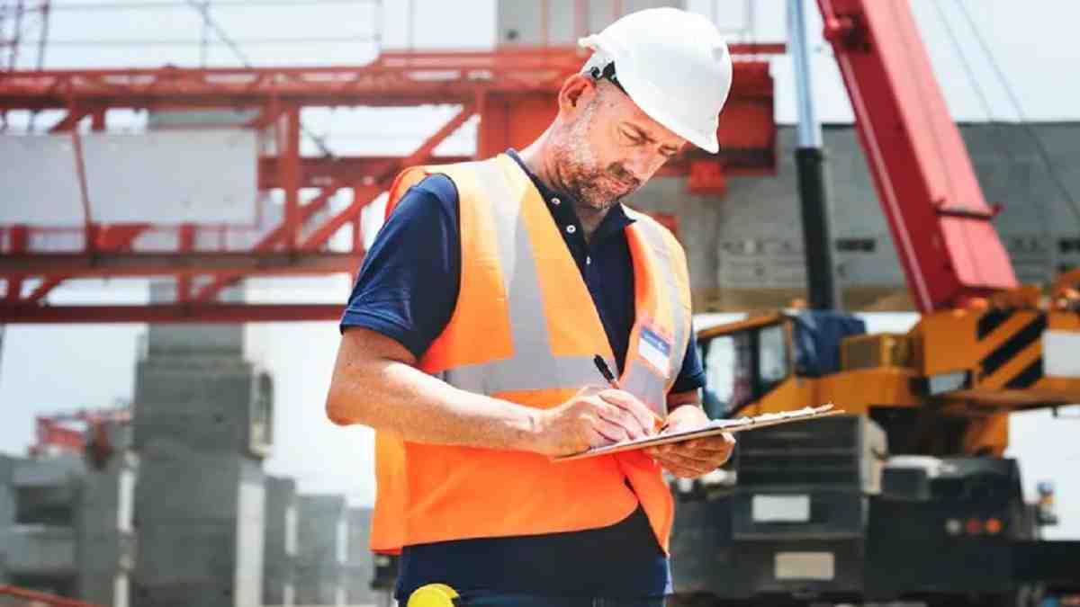 person doing an apprenticeship