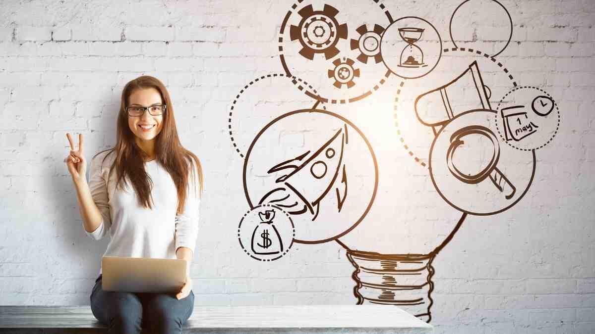 person who done an entrepreneur course posing