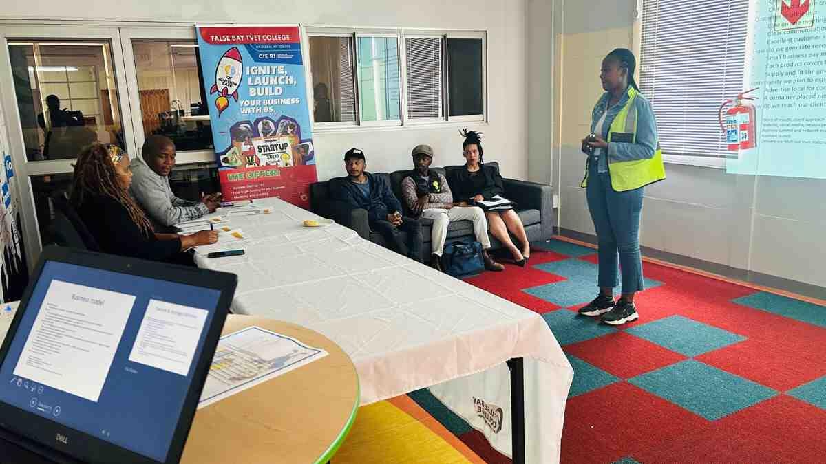 False Bay TVET College's Centre for Entrepreneurship Rapid Incubator