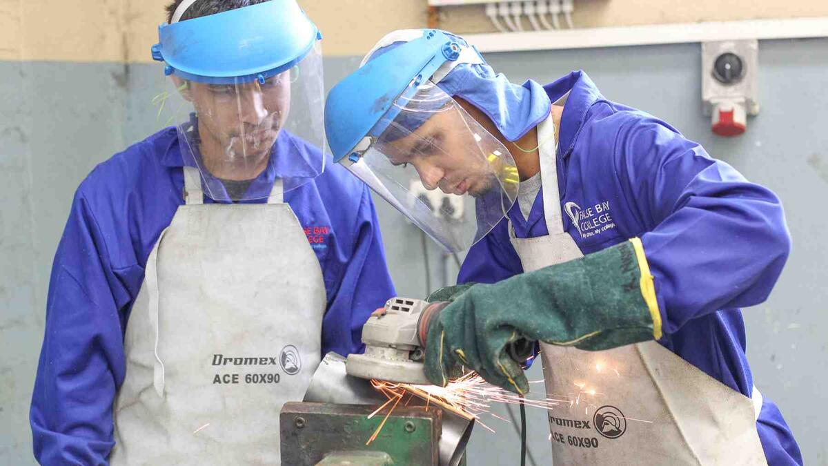 Occupational Certificate students at false bay college