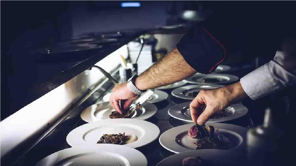 person working a hospitality job
