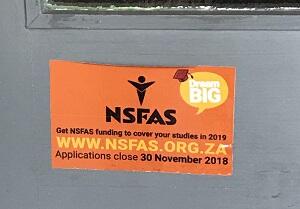 nsfas sticker