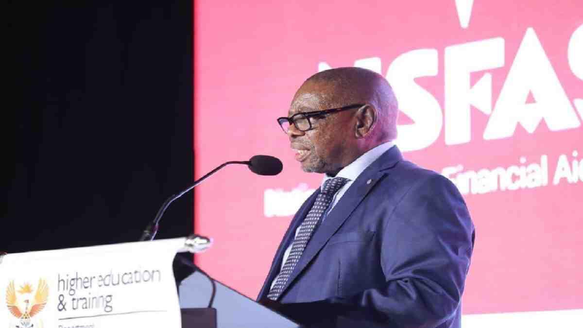 blade nzimande at nsfas conference