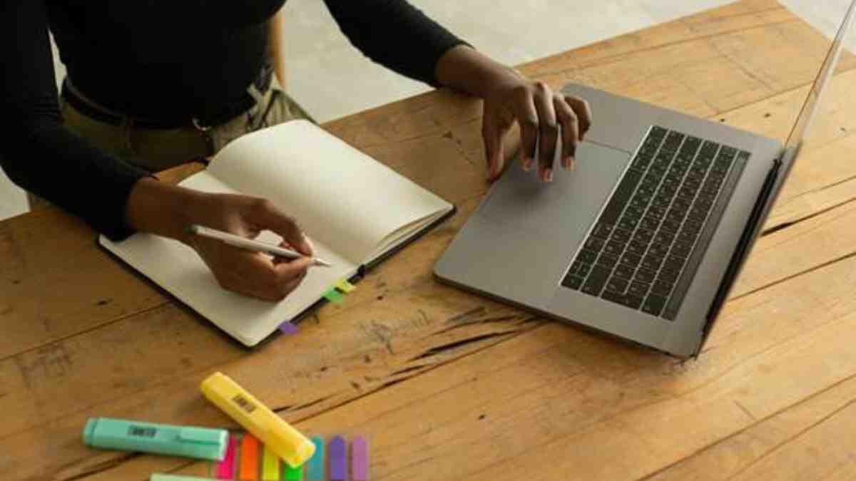 teacher working
