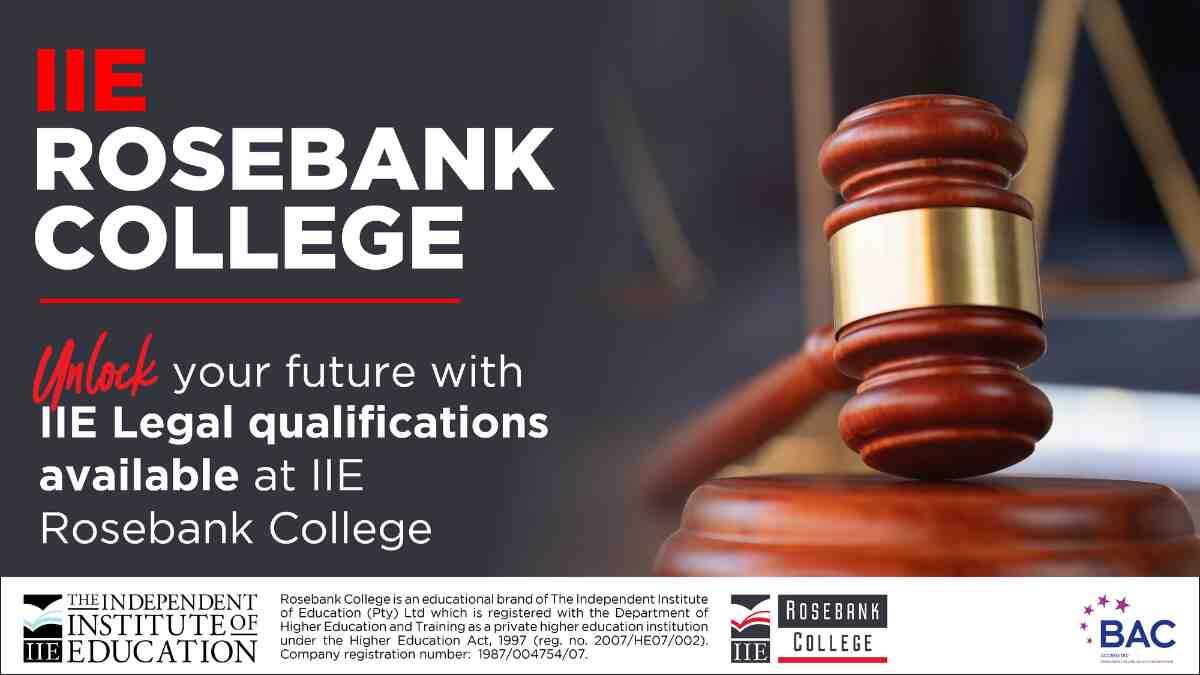 IIE Rosebank College's New Online Legal Qualifications