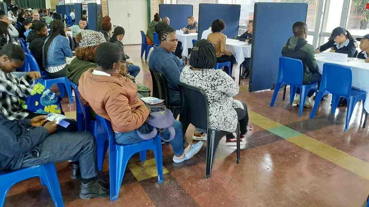 SAPS Engage with False Bay College Learners