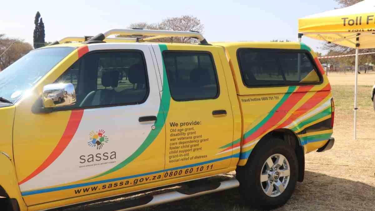 vehicle outside sassa office