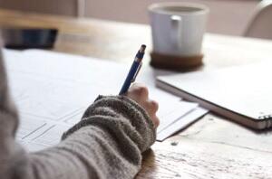 studying