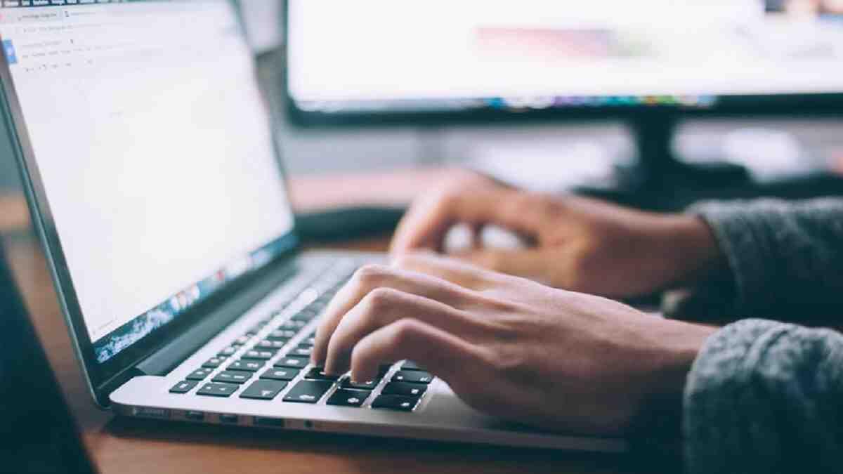 person using coltech student portal