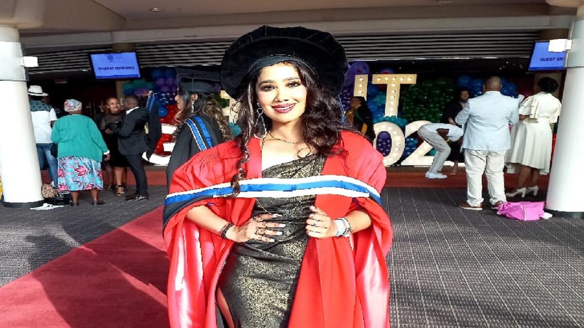  Curro Teacher Caitlin Sam, graduated with a PhD in Information Technology 