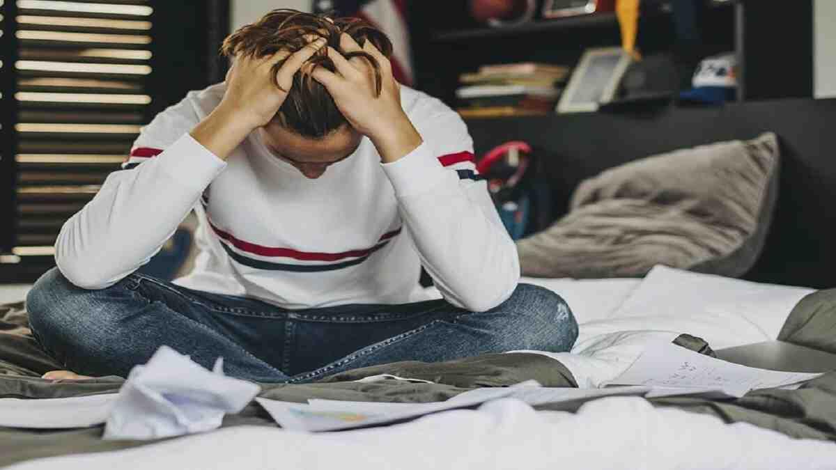 stressed matric learner
